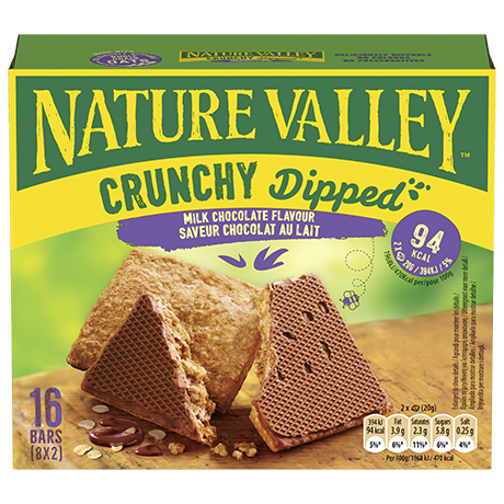 Nature Valley Crunchy Dipped Milk Chocolate Flavour Bars