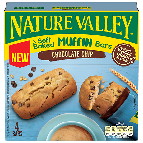 Soft Baked Muffin Bars Chocolate Chip