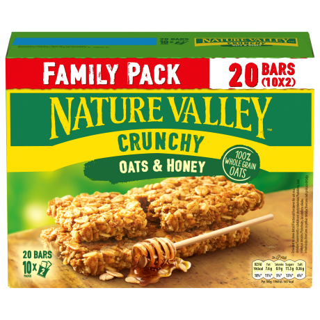 Nature Valley Crunchy Oats & Honey Family Pack Snack Bars