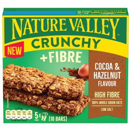 Nature Valley Crunchy Cocoa & Hazelnut bars 5x42g
