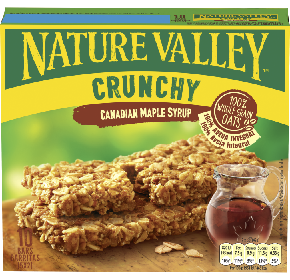 Package of 10 Nature Valley Crunchy Canadian Maple Syrup Bars