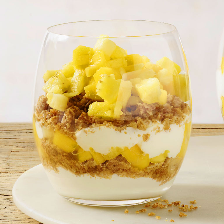 Creamy Mango & Pineapple Granola Layers Recipe Nature Valley