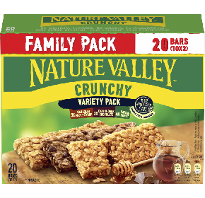 NATURE VALLEY VARIETY PACK BARS x 10