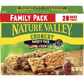 NATURE VALLEY VARIETY PACK BARS x 10