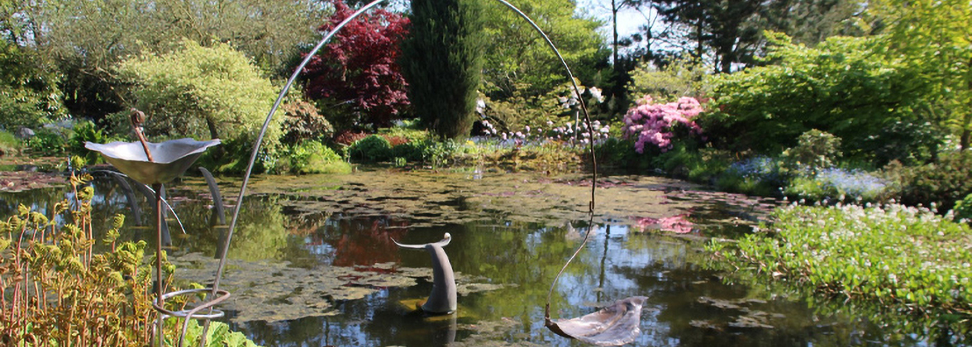 Pond in a garden